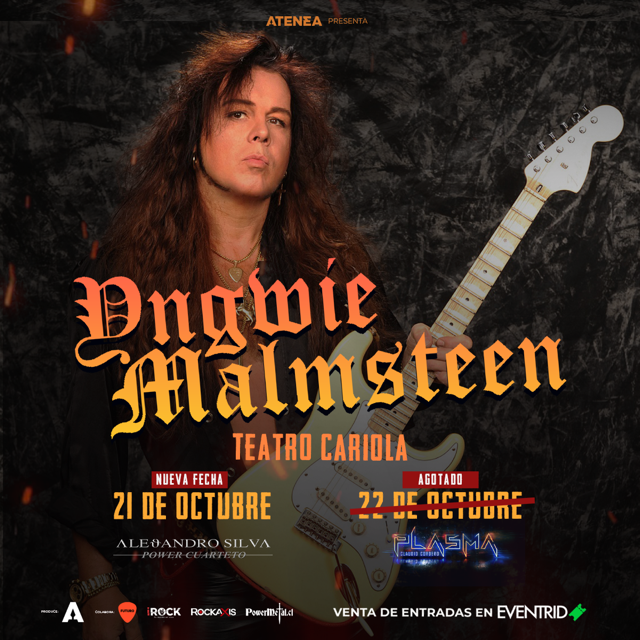 Yngwie Malmsteen suma nueva fecha en Chile